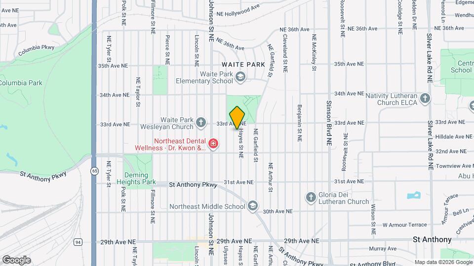 3242 Hayes St NE, Unit 2 Map and Location Details