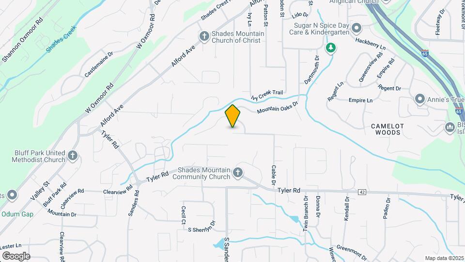 2305 Mountain Oaks Ln Map and Location Details