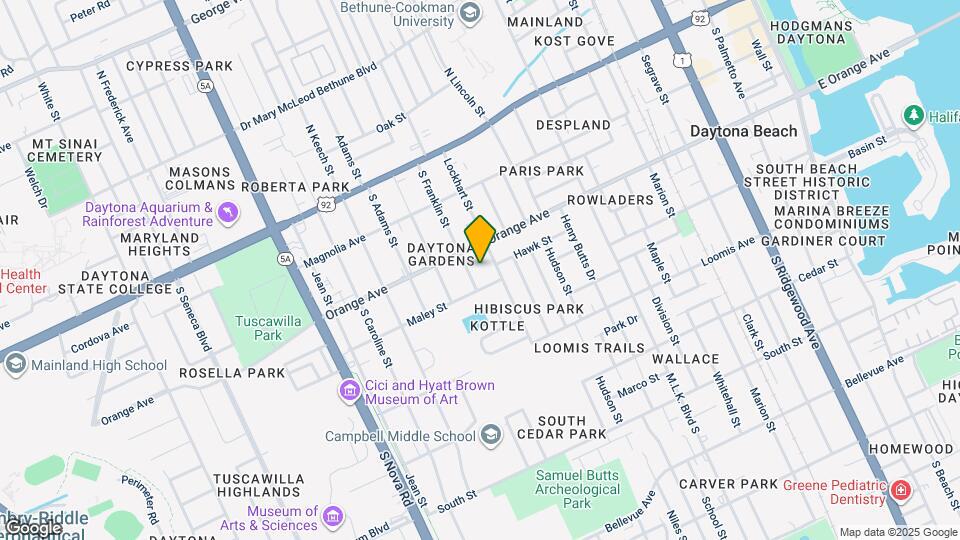 323 S Franklin St Map and Location Details