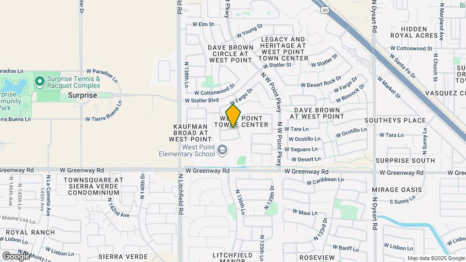 13679 W Tara Ln Map and Location Details
