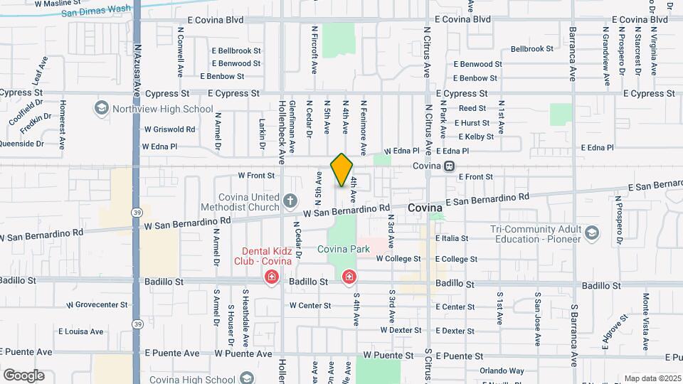 540 N Valencia Pl Map and Location Details