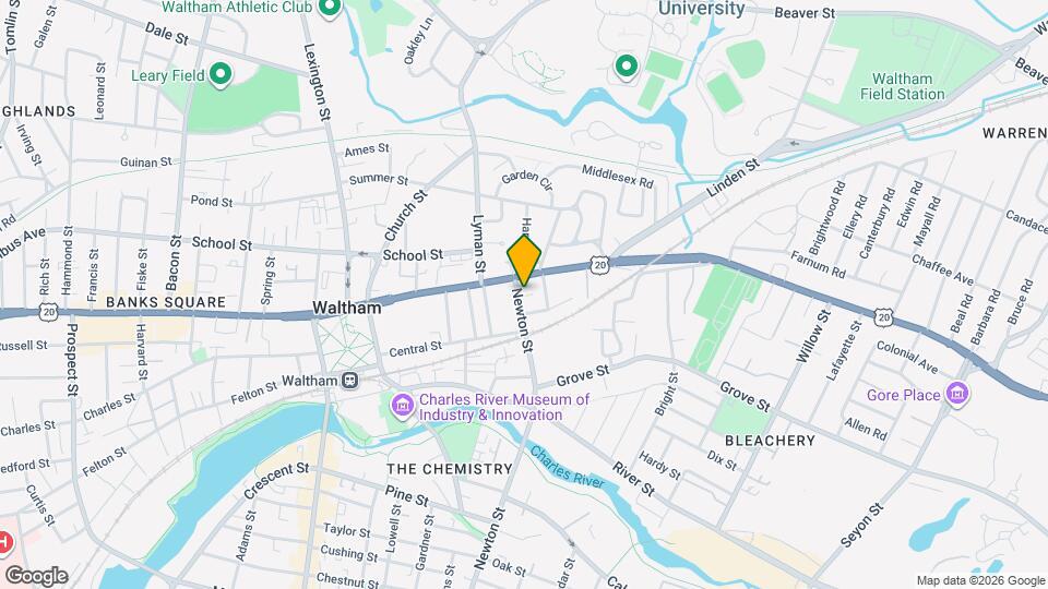 16 Newton St, Unit 2 Mapa y Detalles de la Ubicación