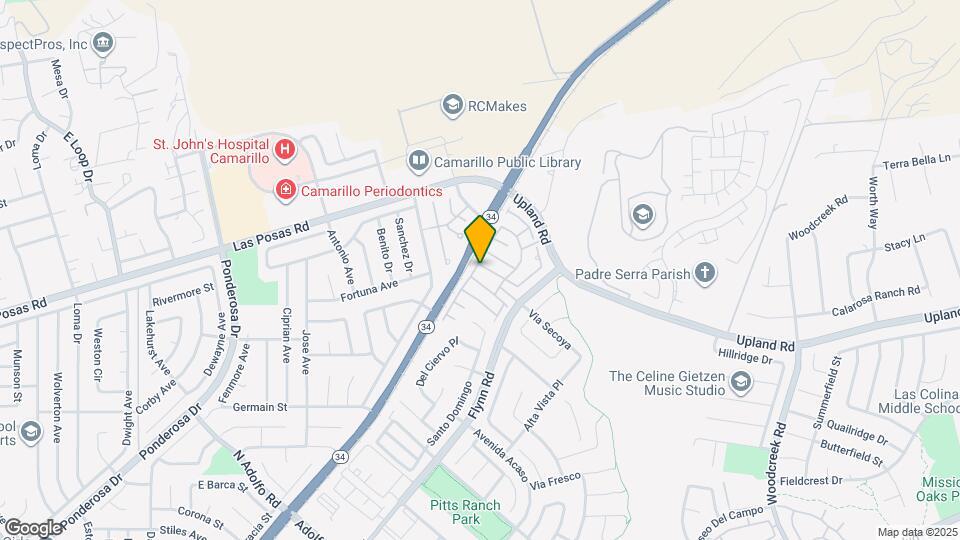 4458 Via Arandana Map and Location Details