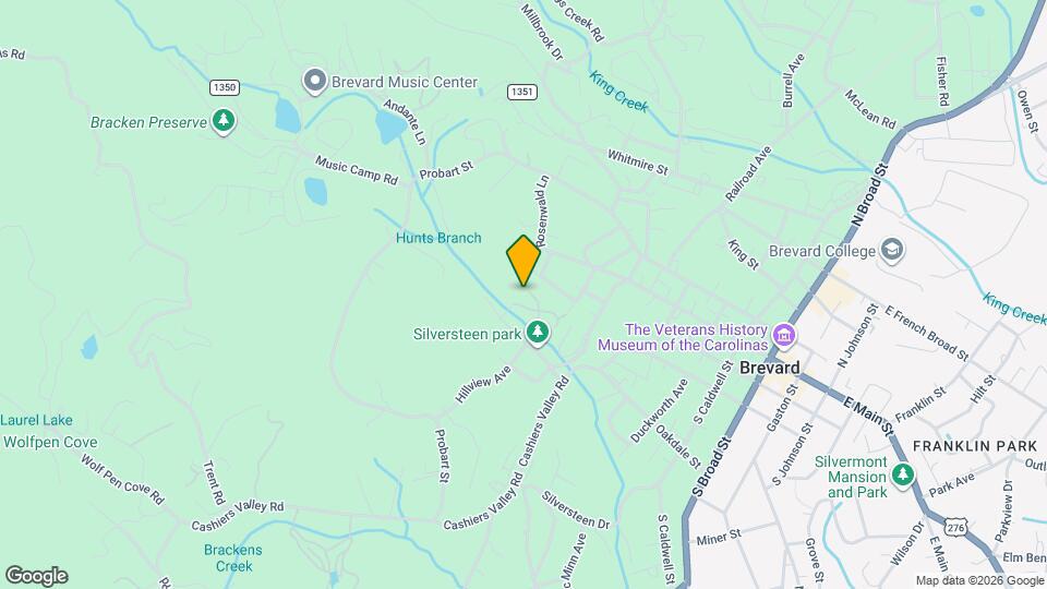 English Hills Mapa y Detalles de la Ubicación