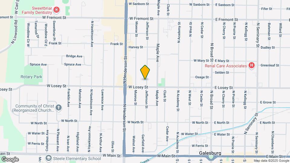 662 Jefferson St Map and Location Details