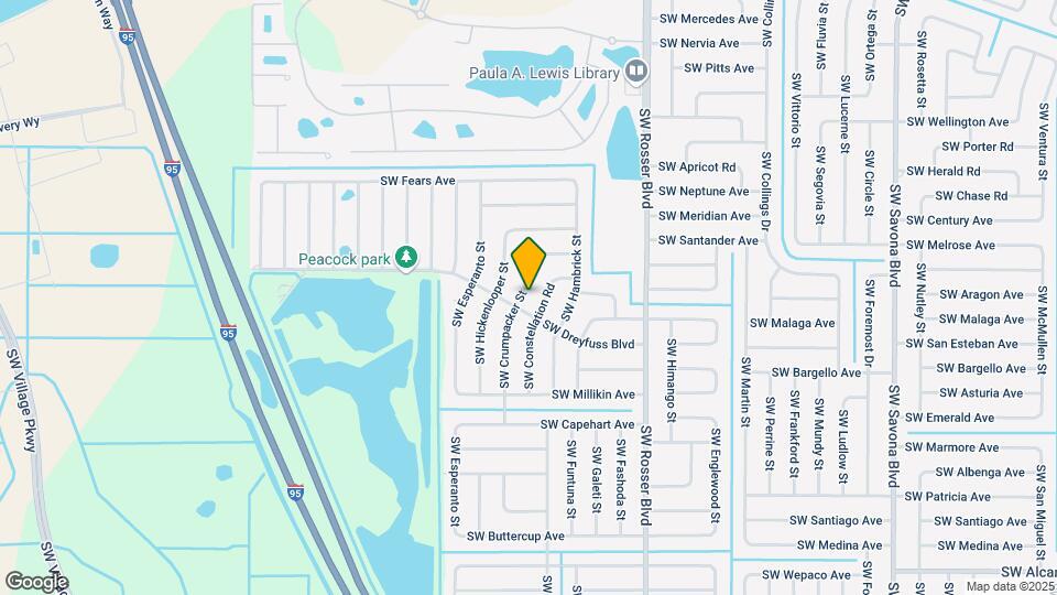 3185 SW Crumpacker St Map and Location Details