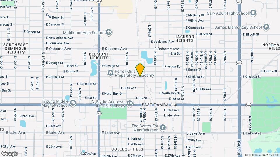 2627 E Chelsea St Map and Location Details