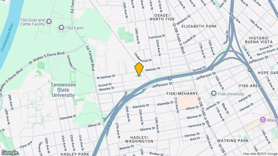 2412 Scovel St Mapa y Detalles de la Ubicación