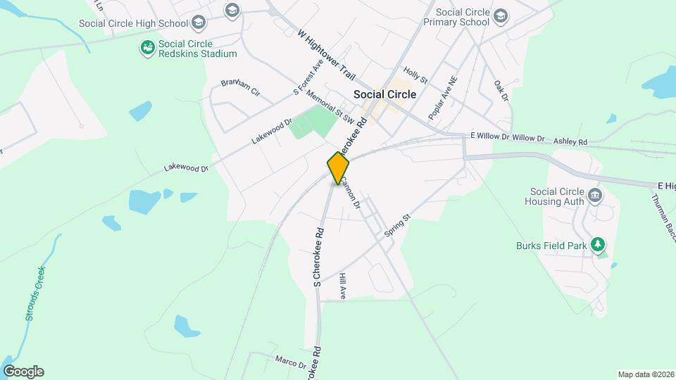 392 S Cherokee Rd Map and Location Details