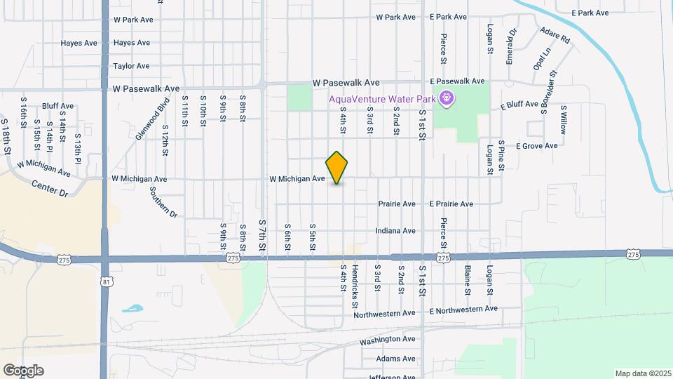 1006 S 4th St Map and Location Details