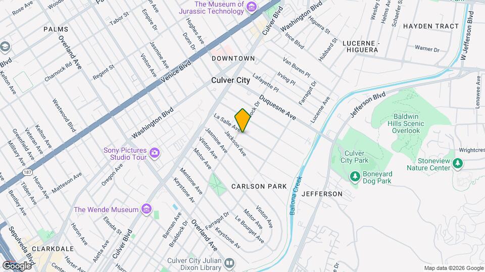 4109 La Salle Ave Map and Location Details