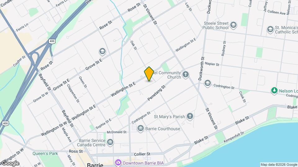 36 Queen St Map and Location Details