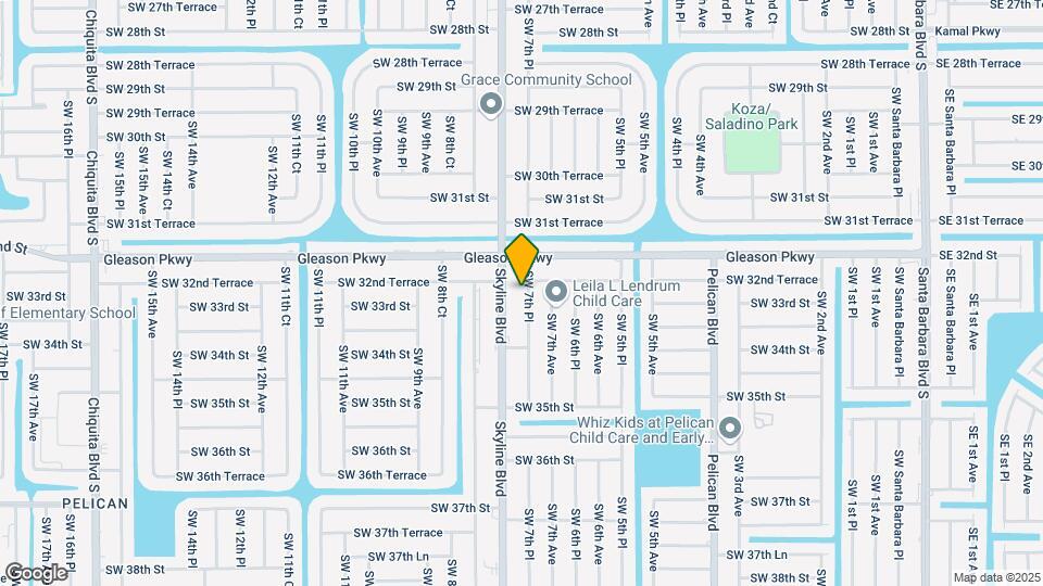 3222 SW 7th Pl Map and Location Details