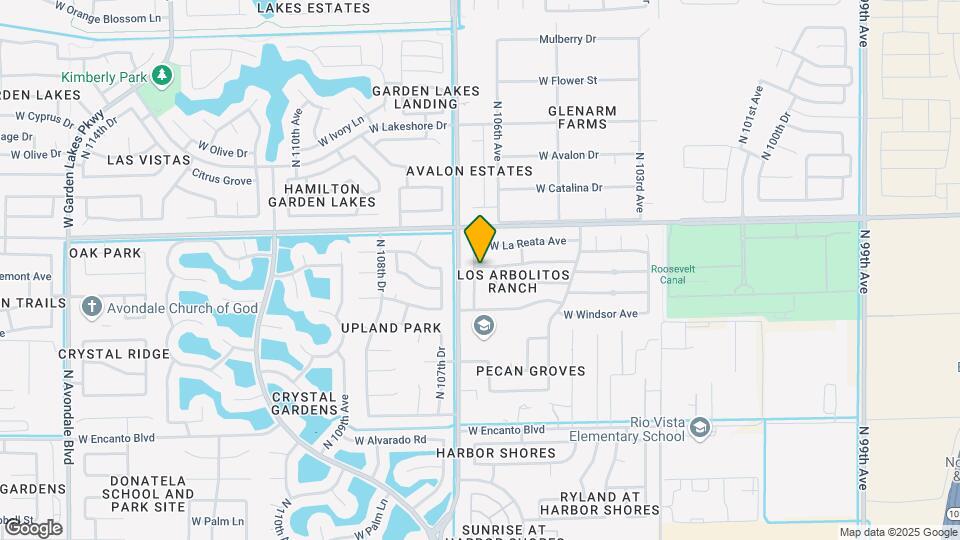 2813 N 106th Ln Map and Location Details