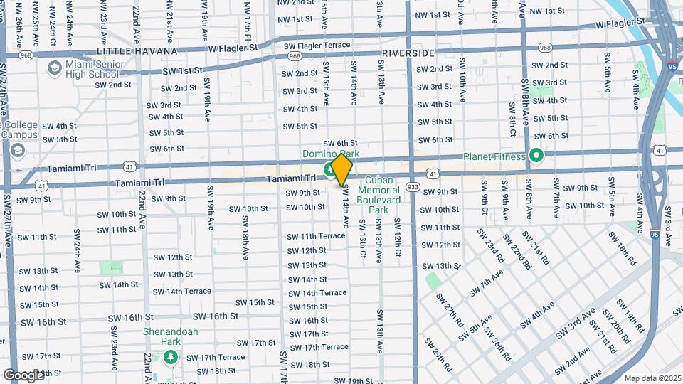 842 SW 14th Ave Map and Location Details