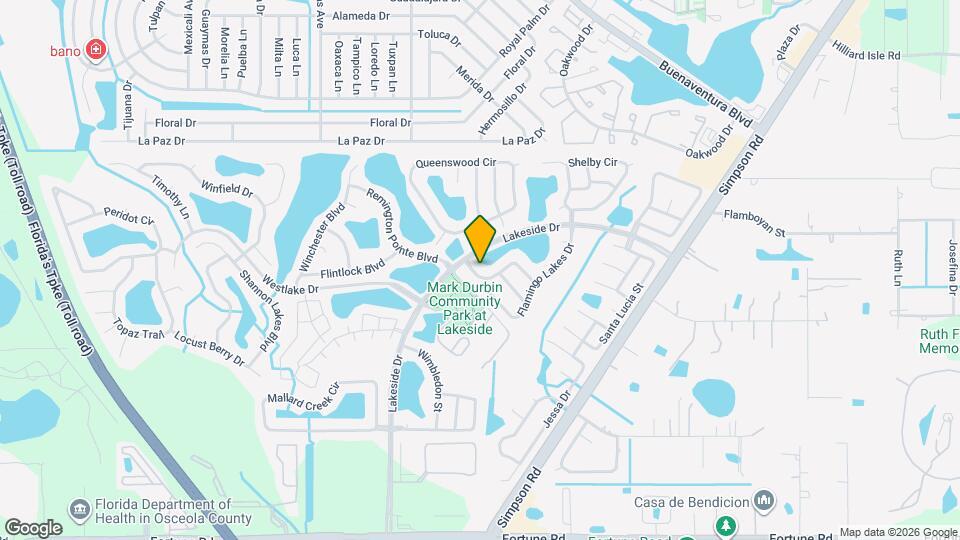 2309 Anhinga Dr Map and Location Details