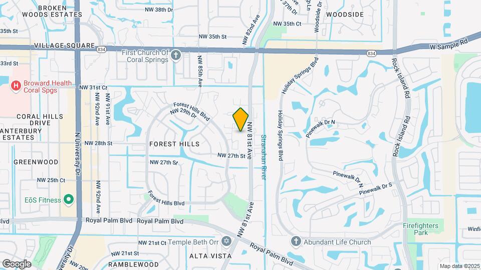 2810 Riverside Dr Map and Location Details