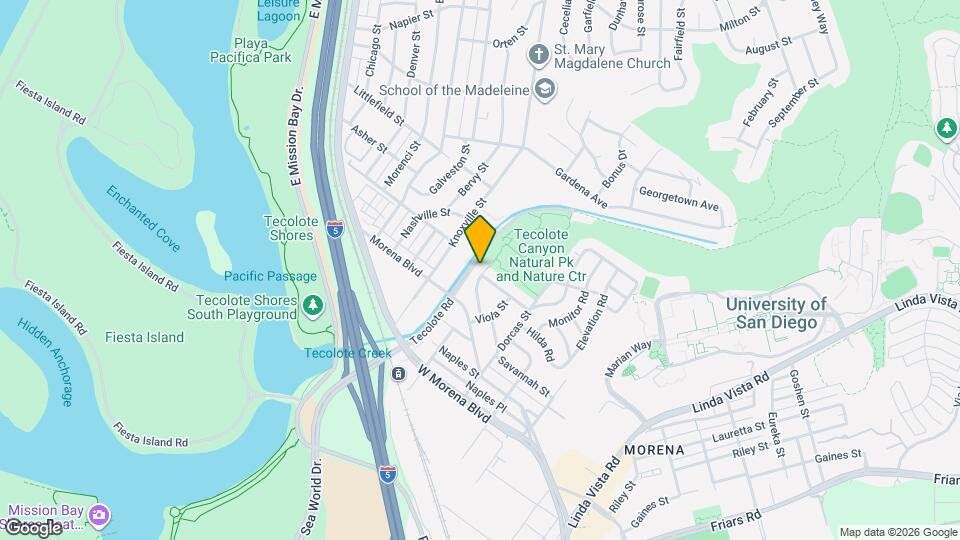 1380 Gertrude St Map and Location Details