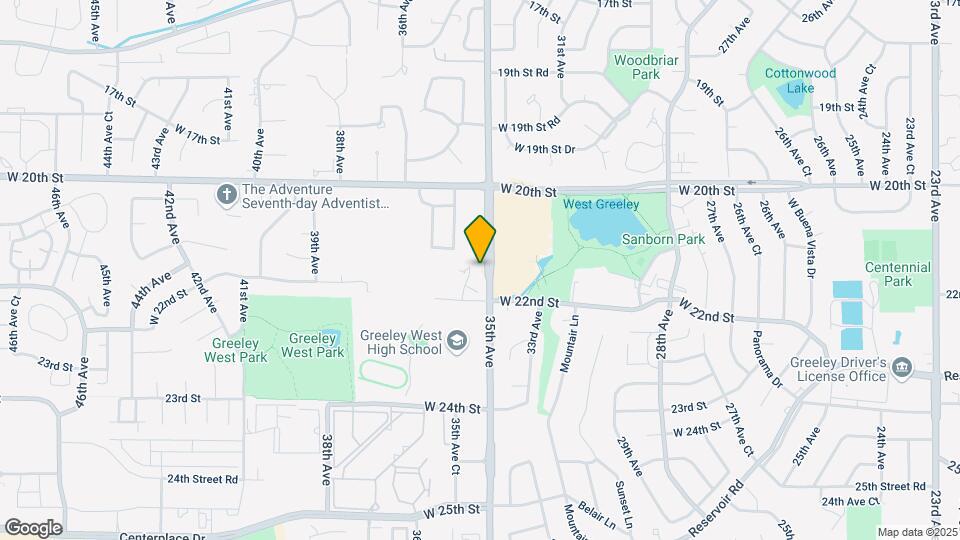 2170 35th Avenue Ct Map and Location Details