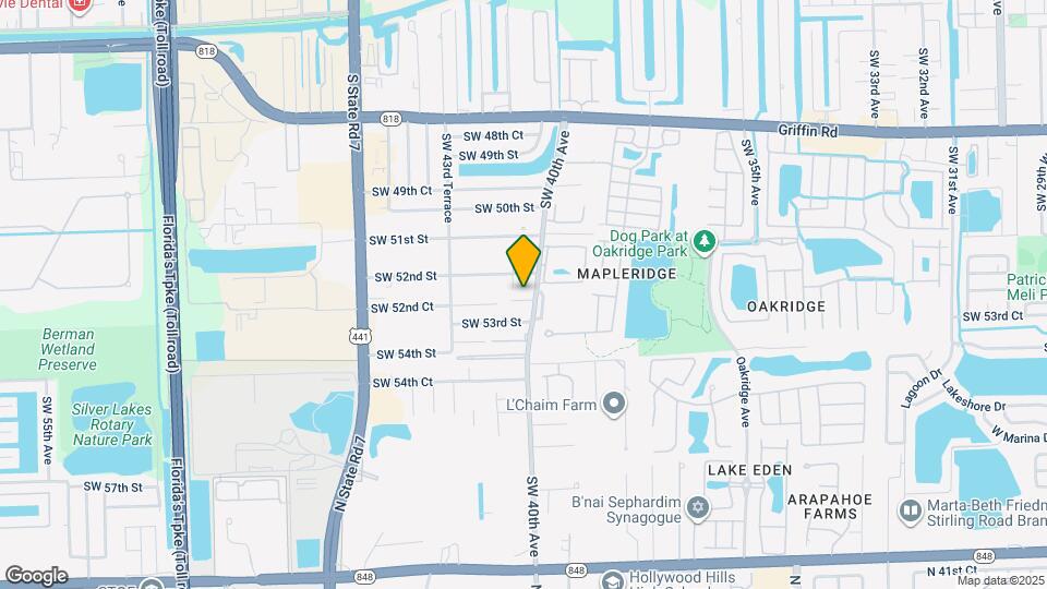 5215 SW 40th Ave Map and Location Details
