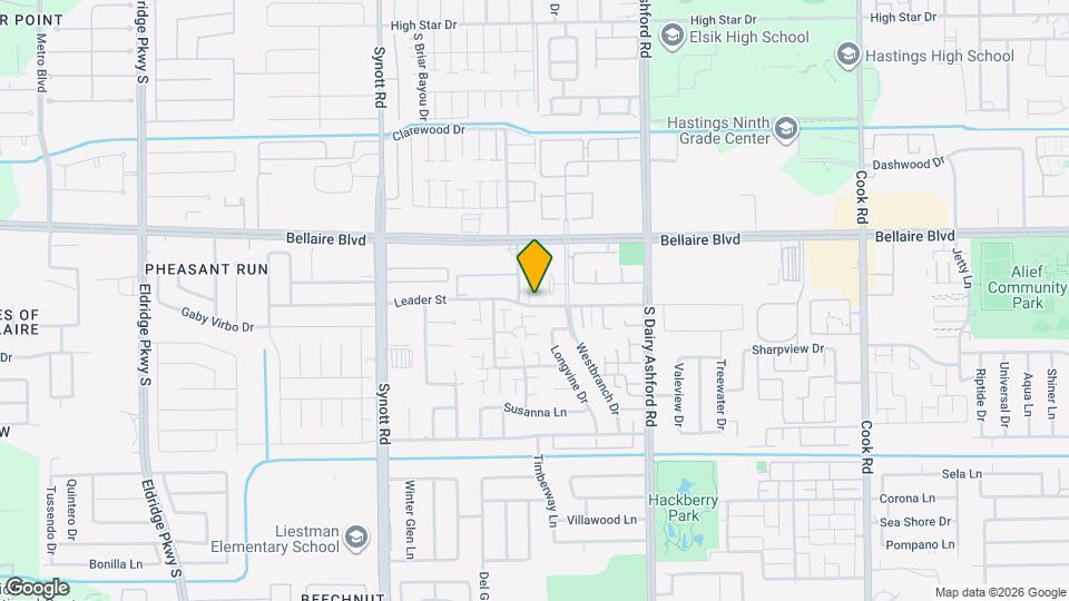 12906 Leader St Map and Location Details