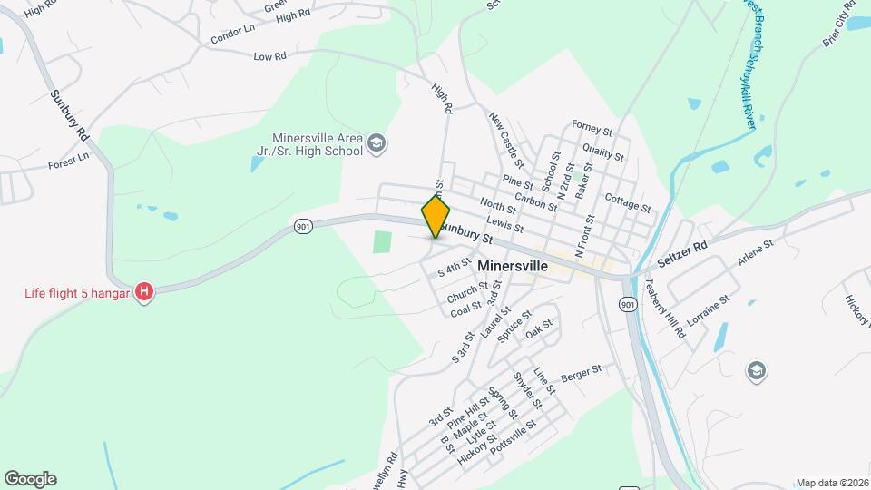 101 S 5th St Map and Location Details