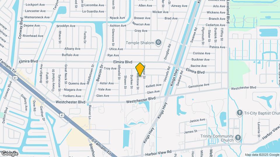 3486 Mentone St Map and Location Details