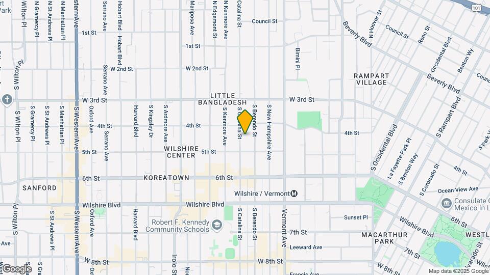 430-434 S Catalina St Map and Location Details