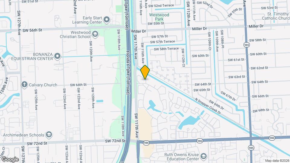 6323 SW 116th Pl Map and Location Details