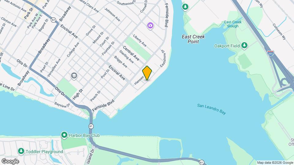 1351 Eastshore Dr Mapa y Detalles de la Ubicación