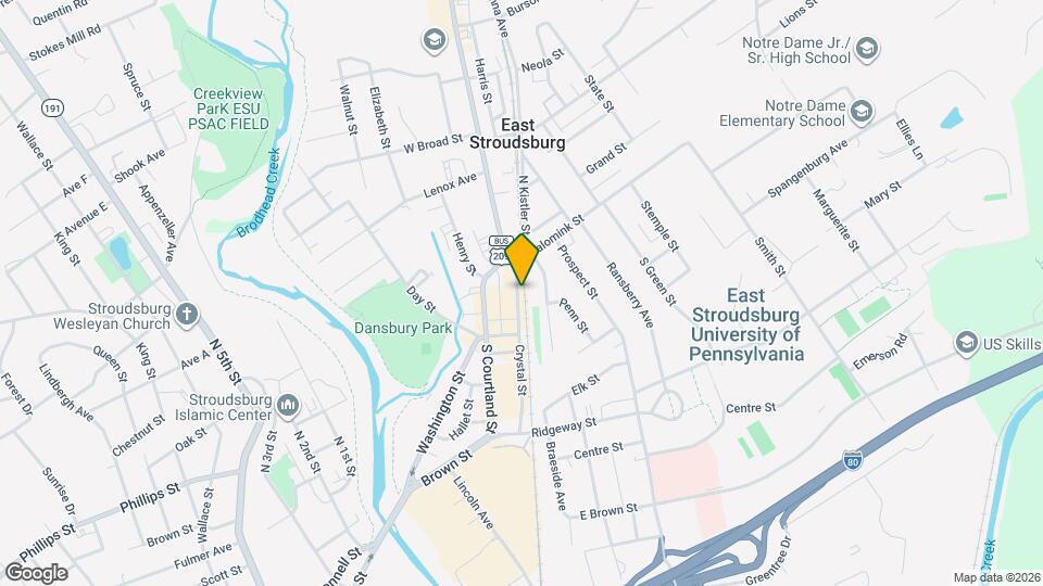 50 Crystal St Map and Location Details