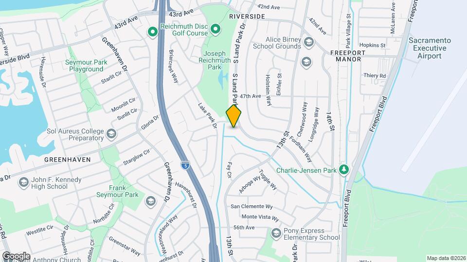 1160 Silver Lake Dr Map and Location Details