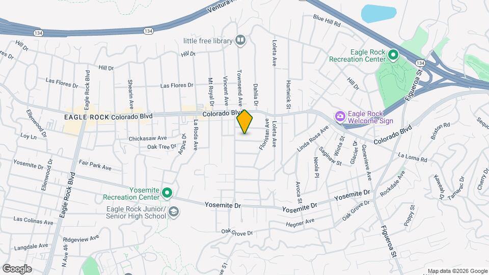 1577 Chickasaw Ave, Unit Single Mapa y Detalles de la Ubicación