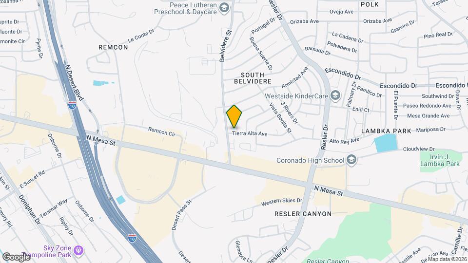 201 Vista Rio Cir Map and Location Details