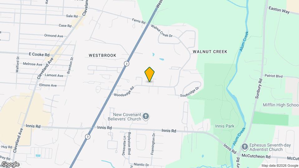 2596 Woodsedge Rd Map and Location Details