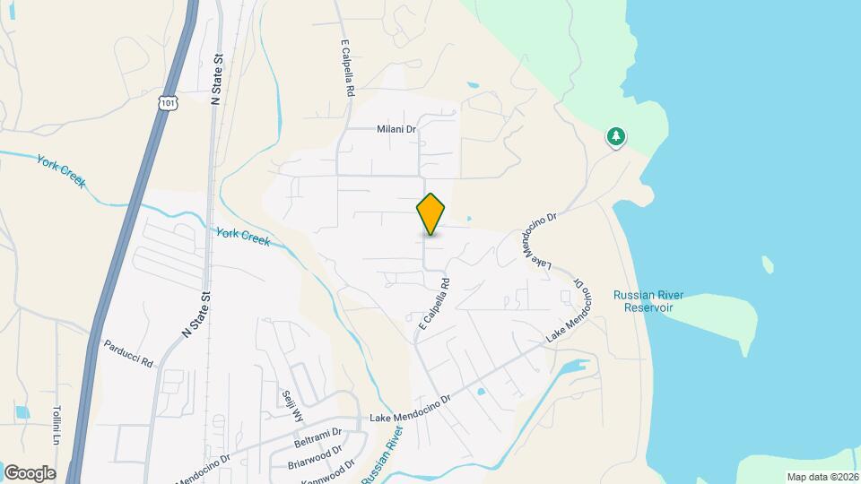 3851 Eastside Calpella Rd Mapa y Detalles de la Ubicación