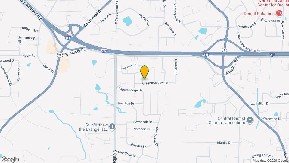 3207 Canyonview Rd Map and Location Details