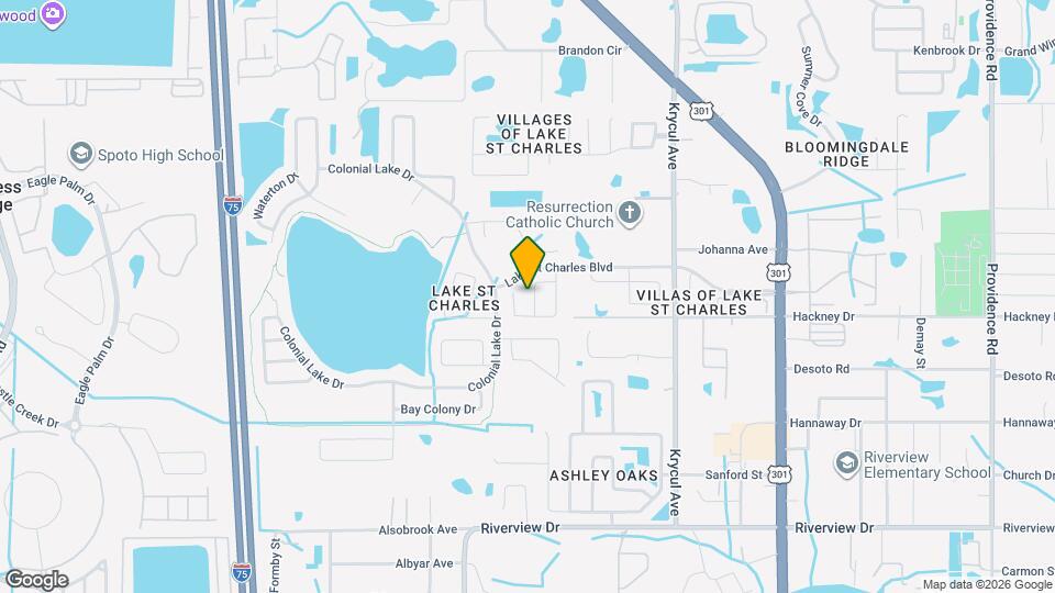 10210 Merrimac Manor Dr Map and Location Details