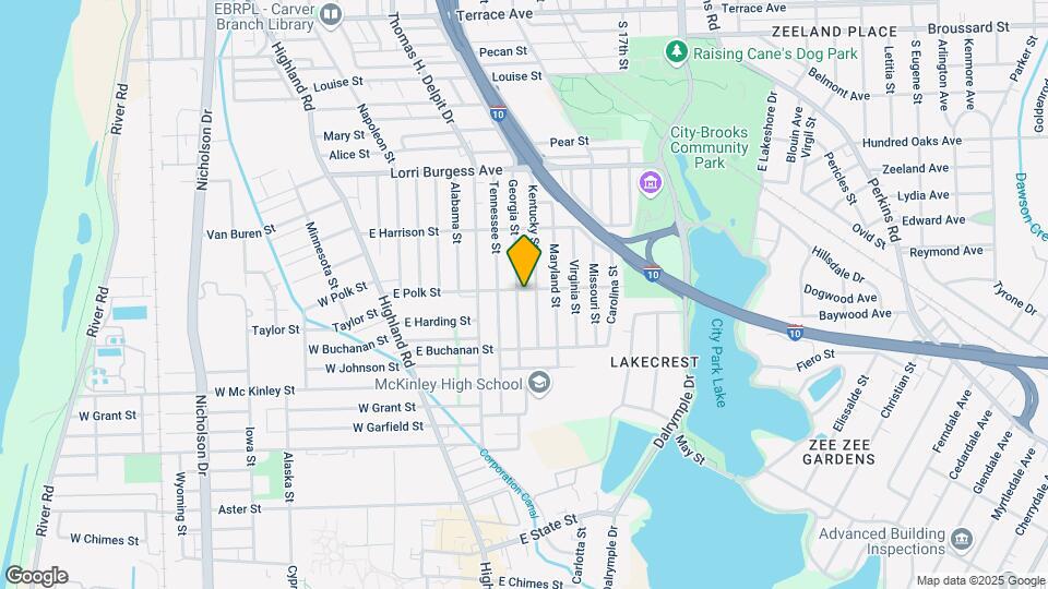 824 E Polk St Map and Location Details