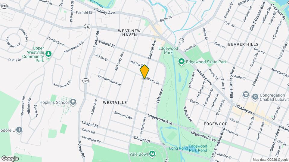 453 Central Ave Map and Location Details