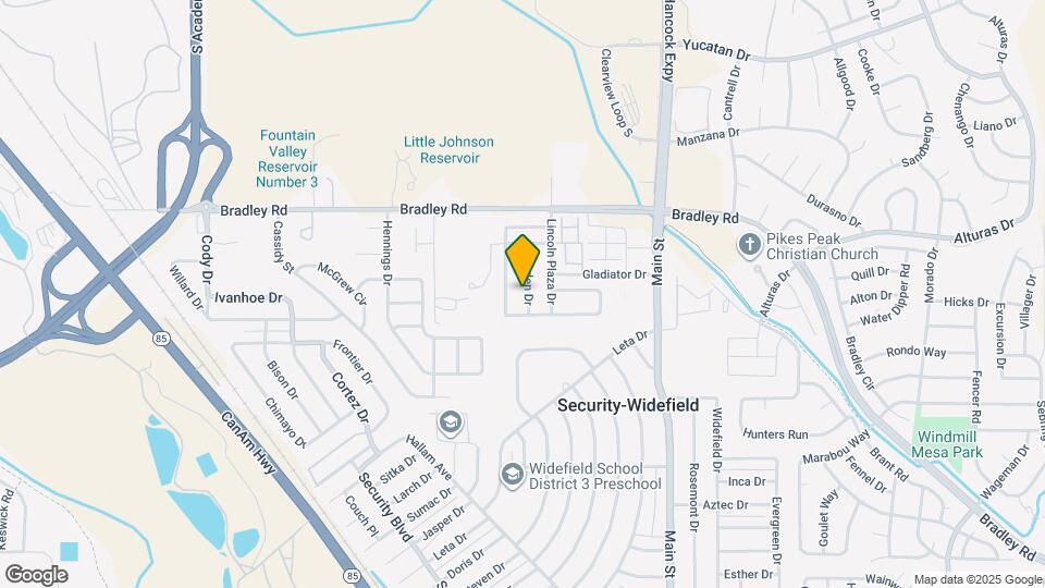 4540 Borden Dr Map and Location Details