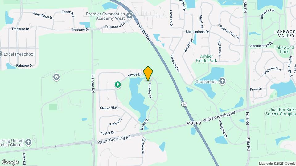 653 Hawley Dr Map and Location Details