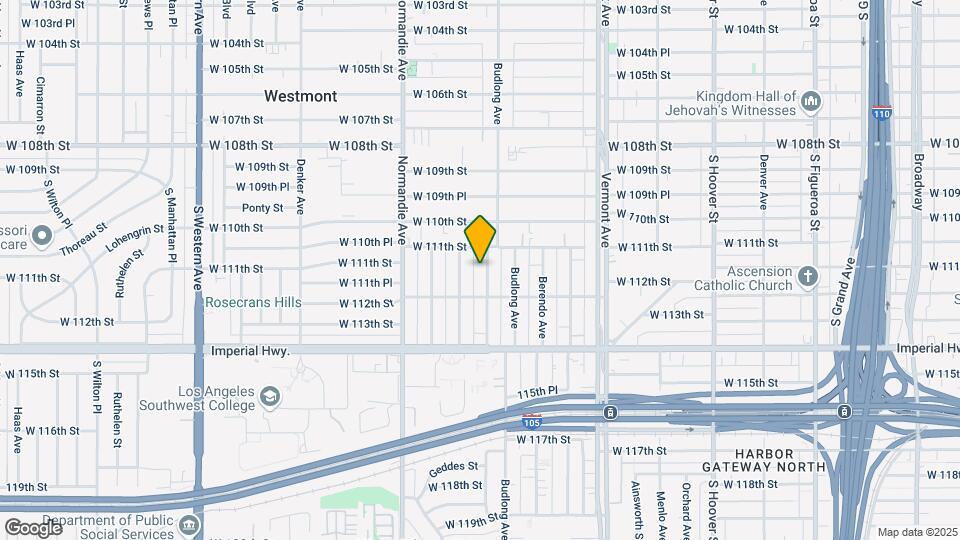 11123 Van Buren Ave Map and Location Details