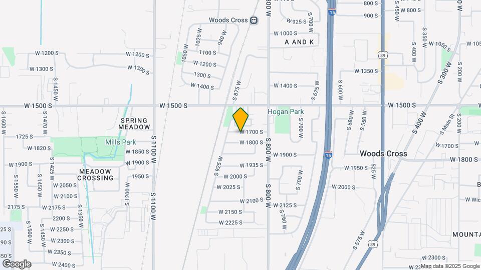 873 W 1700 S Map and Location Details