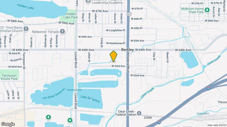3095 W 63rd Ave Map and Location Details