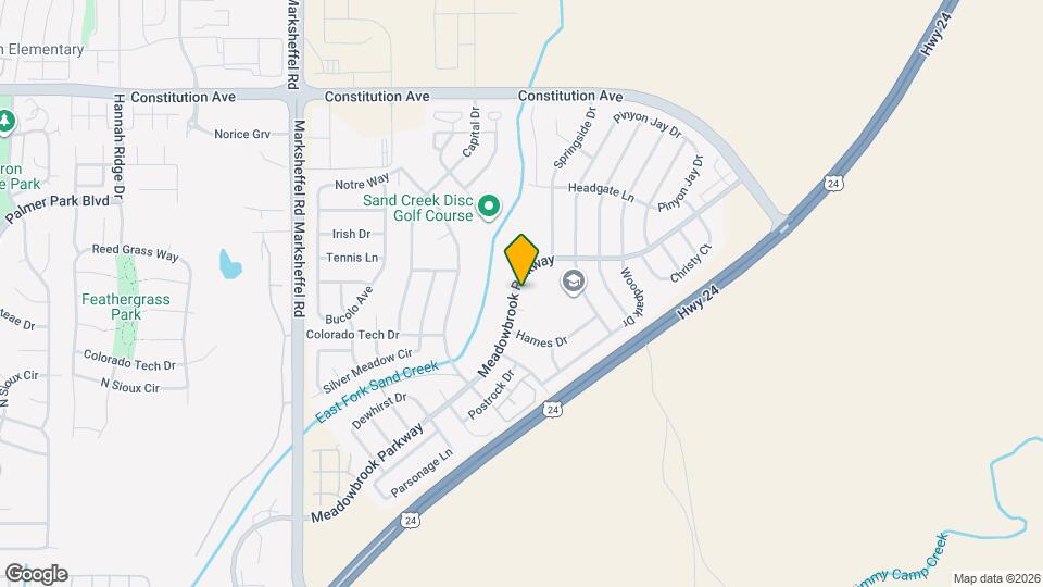 2005 Meadowbrook Parkway Map and Location Details