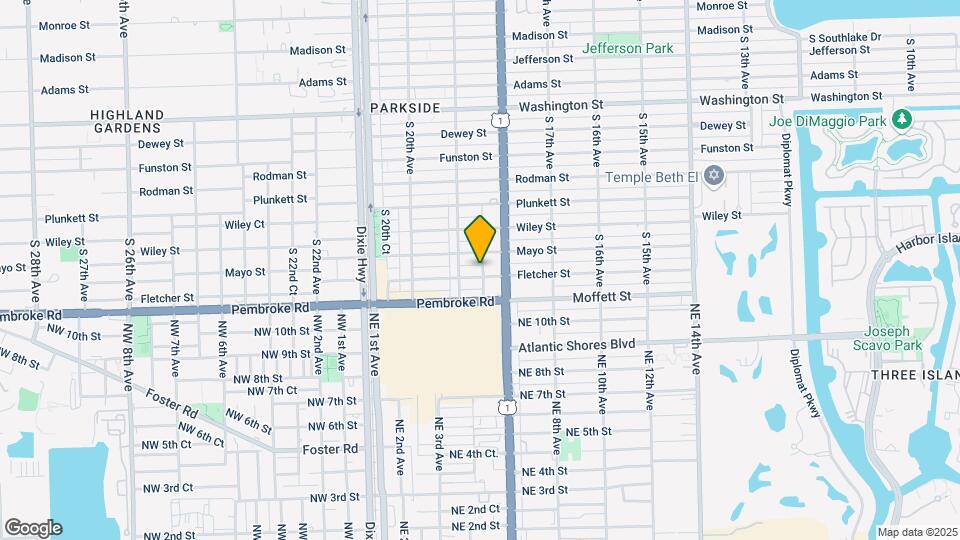 1835 Fletcher St Mapa y Detalles de la Ubicación