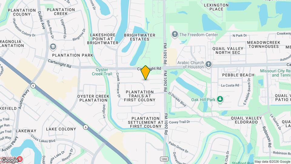 2607 Grand Plantation Ct Map and Location Details