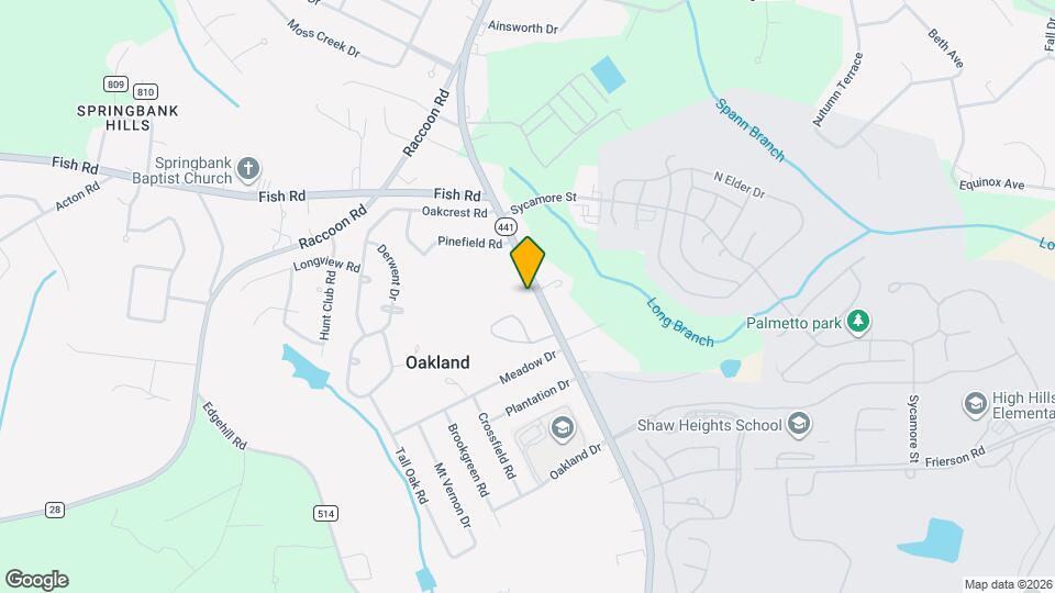 2426 Peach Orchard Rd Map and Location Details