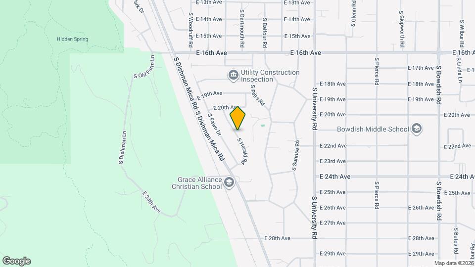 2121 S Herald Rd Map and Location Details